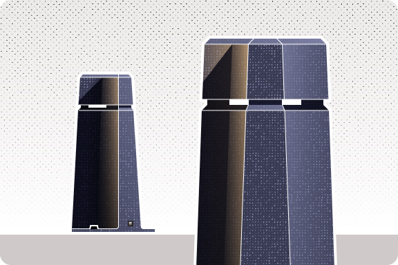 [BKT-BO-005/TAQ/GRO] Bollard 005 (Dark gray, No lighting)
